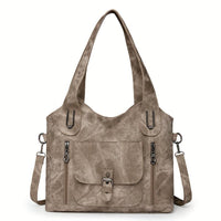 Franky | Vintage-Schultertasche - Khaki
