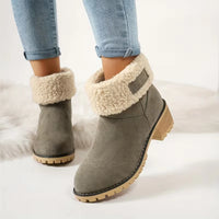 Leon | Klassische Damen-Winterstiefel - Grau