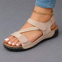 Sarah | Leichte orthopädische Sandale für Damen - Beige