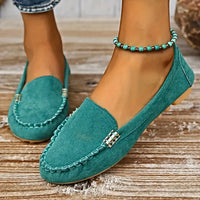 Neva | Damen Ballerinas Gummisohle Flache Sohle – Komfort Ballerinas Alltag 2026 - Türkis