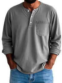 Logan™ - Herren Langarmhemd - Grau
