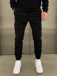 Max | This Stretch-Cargohose Herren klassisch modern - Schwarz