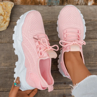 Eshara - Orthopädische Bequeme Sneaker - Rosa
