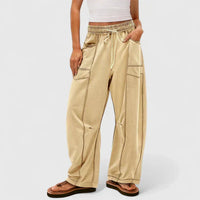 Leonie | Komfortable Damenhose modern chic - Khaki