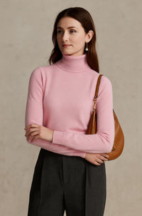 Ella | Damen Kaschmirpullover modern & komfortabel - Hellrosa