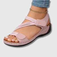 Sarah | Leichte orthopädische Sandale für Damen - Rosa