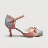 Quinnae | Damen Bequeme Absatzschuhe – Komfort Pumps Alltagstauglich - Blau