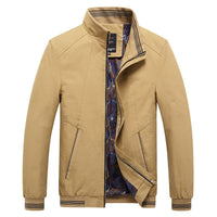 Herren Langarmjacke mit Taschen - Khaki