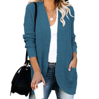 HANAE –  Long-cardigan mit retro-flair - Hellgrün