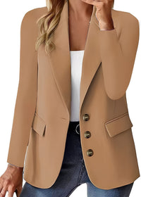 Eleganter Blazer für Damen für Business und Freizeit - Khaki