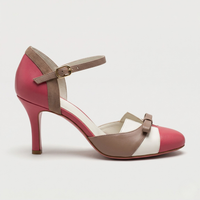 Quinnae | Damen Bequeme Absatzschuhe – Komfort Pumps Alltagstauglich - Pink