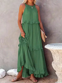 Fien | Elegantes Sommerkleid - Grün