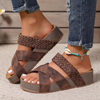 Martine™ | Orthopädische Ledersandalen aus hochwertigem Material - Braun