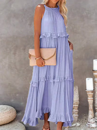 Fien | Elegantes Sommerkleid - Lila
