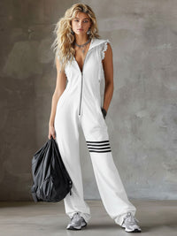 Emma | Retro Jumpsuit Damen Elegant Look - Weiß