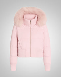 Isabel | Damen Gesteppter Winter Jacke Parka - Rosa