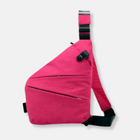 Liv | Sichere Schultertasche aus Nylon - Rot