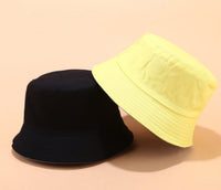 Wendbarer Bucket Hat für den Sommer mit zwei Styles in einem - Gelb