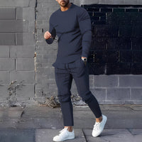 Adelard - Herren-Set mit Pullover und Hose - Marineblau