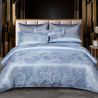 Bettwäsche Satin Luxus Blumenmuster Set - Angelina – Eisorchidee