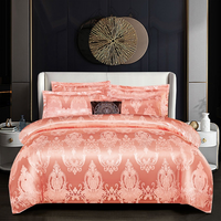 Bettwäsche Satin Luxus Blumenmuster Set - Casa Gold – Hellbernstein