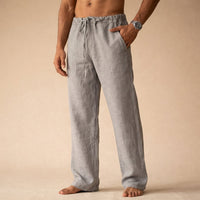 Eligio | Herrenhose mit Kordelzug und Taschen - Grau