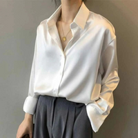 Sabrina | Damen-Seidenbluse | Schick - Weiß