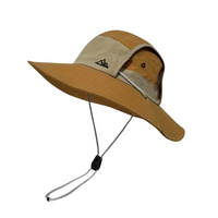 Faltbarer Outdoor-Sonnenhut mit UV-Schutz UPF 50+ - Camel