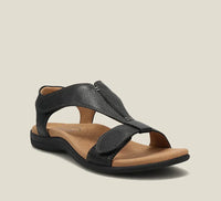 Amalia | Bequeme orthopädische Sandalen für Damen - Schwarz