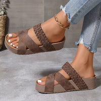 Chona™ – Toledo-Sandalen mit bequemer Plateausohle - Braun