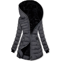Jasmine - Modische Damen-Kapuzenjacke - Grau