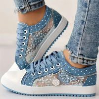 Jaqui™ – Orthopädische, Bequeme und Stilvolle Sneaker - Hellblau