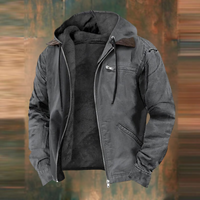 Craig™ - Elegante Herren-Kapuzenjacke - Grau