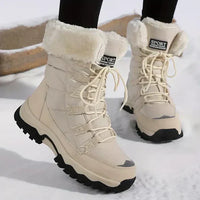 Rainer - Wasserdichte Winterstiefel für Damen - Weiß