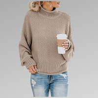 Natascha | Lockerer Winter Strickpullover - Beige