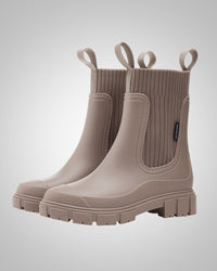 Verena | Damen Sommer Wasserdichte Gummistiefel - Khaki