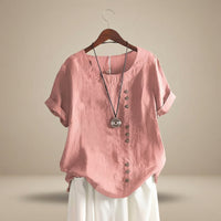 Jayla - Stilvolle Leichte Bluse - Rosa