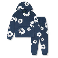 Niklas | Flower Tears Trainingsanzug - Blau