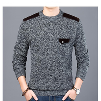 Herren Pullover mit rundem Halsausschnitt - TEZEN - Dunkelgrau