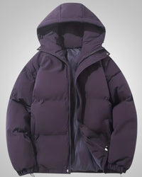 Romi | Damen Gefütterte Kapuze Daunenjacke - Lila