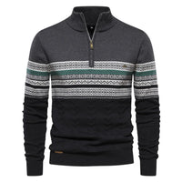 JUDE | Hochwertiger Pullover mit Retro-Kassetten - Grau