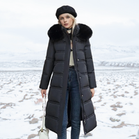 Jacqueline - Elegante Winterjacke für Damen - Schwarz