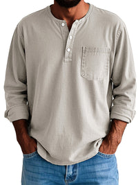 Logan™ - Herren Langarmhemd - Beige