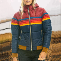 Hesterr – Plüschjacke für Damen - Dunkelblau