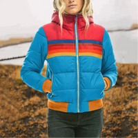 Hesterr – Plüschjacke für Damen - Hellblau