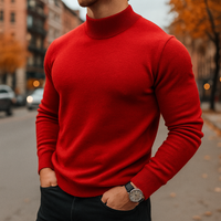 Klara | Eleganter Merinowollpullover für Damen - Rot