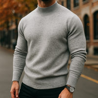 Klara | Eleganter Merinowollpullover für Damen - Hellgrau