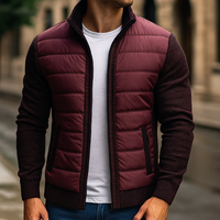 Ronja | Premium Fleecejacke für Herren - Burgunderrot