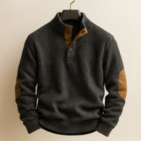 Theresa | Feiner Rippstrick Herren cozy & stylisch - Schwarz