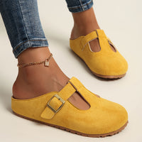 Sorina™ - Bequeme Clogs mit Einer Schlichten Schnalle - Gelb